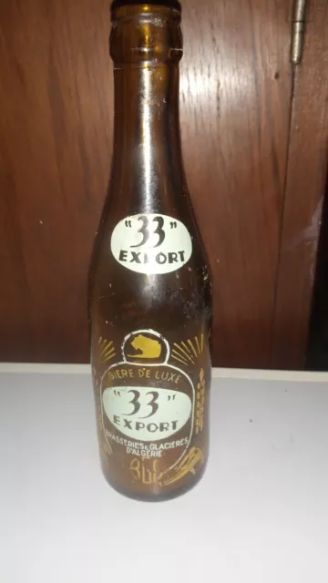 N. 18 Bouteille ancienne vide De Bière Champigneules 75 cl