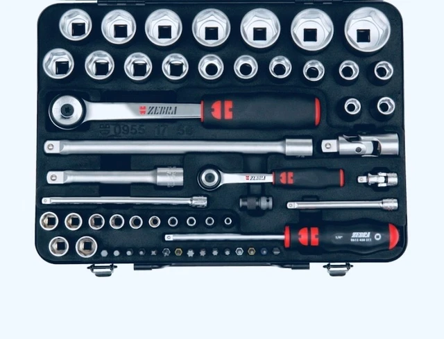 Powerbuilt 647049 Steckschlüsselsatz – 1/2 Zoll Antrieb, 6-tlg. SAE Deep, In Aufbewahrungsschale