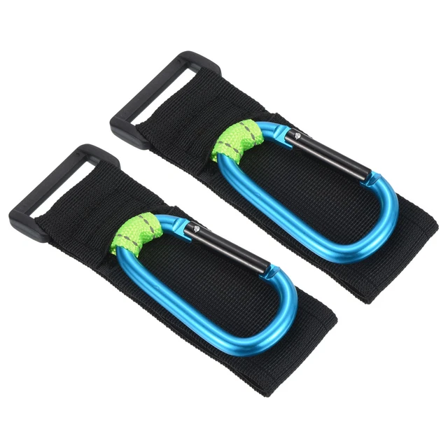 Shopping Bag Hook 2Pack Organizer Hook Multipurpose Hooks Nylon Straps Sky Blue