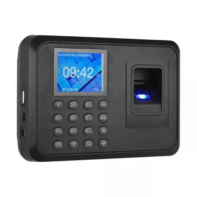 2.4"Screen Biometric Fingerprint Password Attendance Machine Support U Disk P7Y8