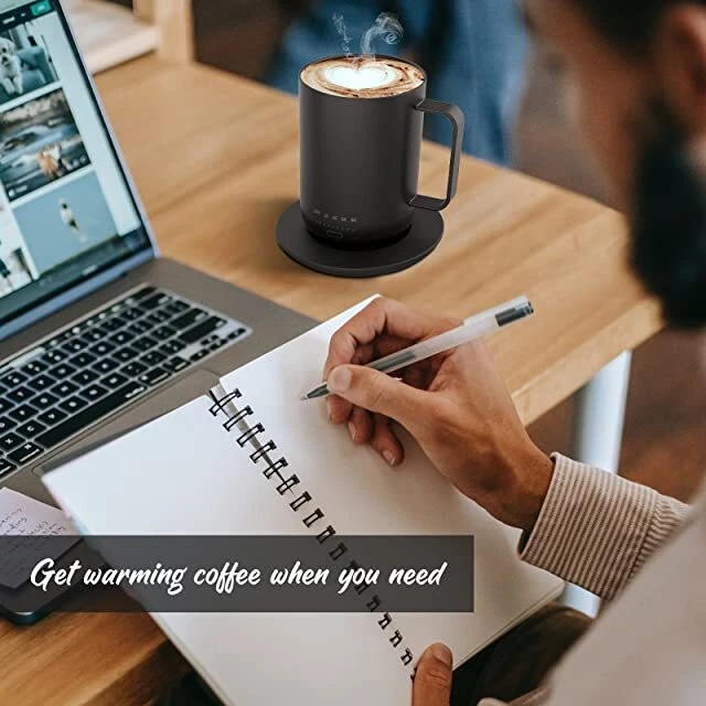 VSITOO Control Smart Coffee Mug - 14oz Black - App Controlled Heated Coffee Cup 9