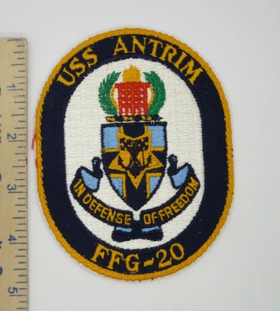USS ANTRIM FFG-20 US NAVY SHIP PATCH Vintage Original