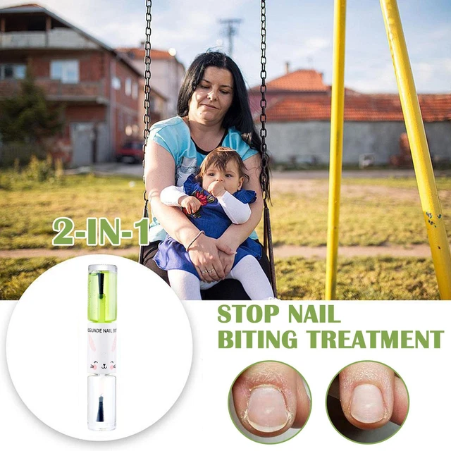 Esmalte de uñas Stop Ciil Tratamiento Morder Uñas Cutícula amarga Aceite no tóxico Stop Z7S2