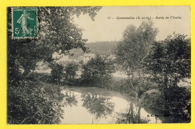 cpa FRANCE 91 - GIF sur YVETTE (Essonne) COURCELLE Bords de l'Yvette