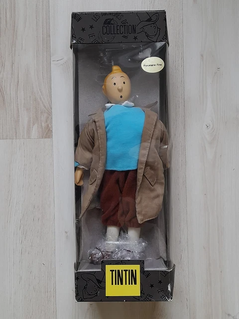 Poupée Collector Tintin Articulée 24 Cm - Hergé Lombard Cgi 1986 Neuve Sous Scellé