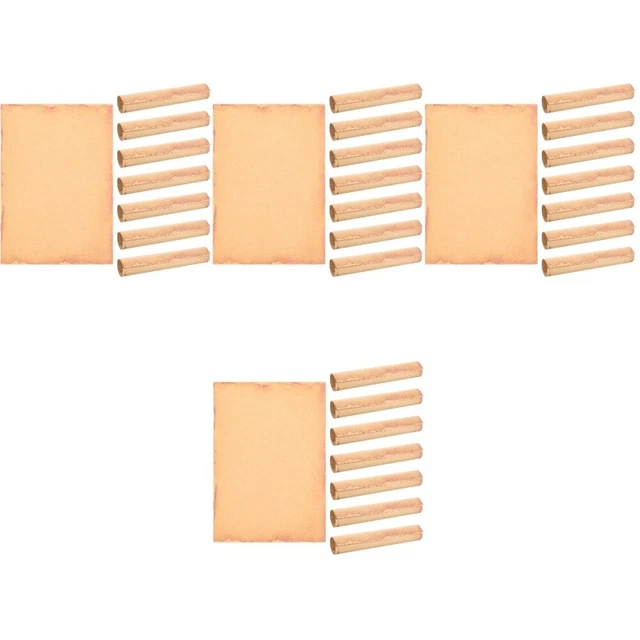 32 Blätter aus Vintage -Buchstaben Papier Dekorationsbrief Schreibpapier