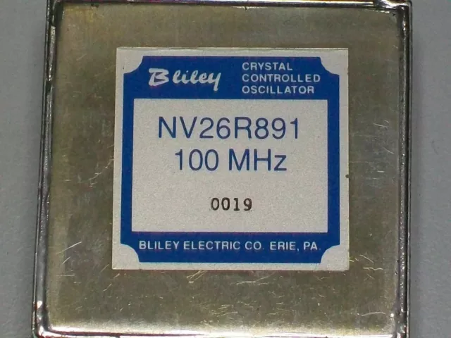 BLILEY NV26R891 100 mhz OCXO crystal quartz oscillator, frequency standard