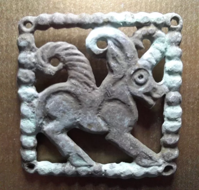 Luristan Silver Gryphon Belt Mount