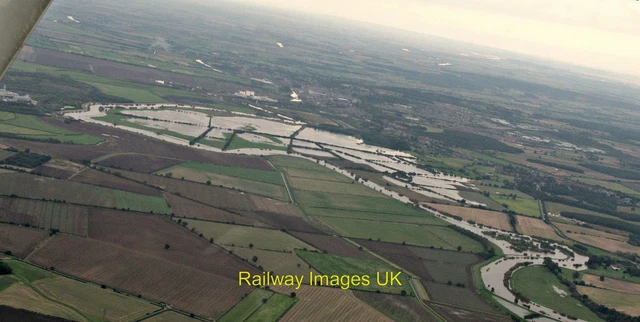 Aerial Photo 6x4 River Trent in flood Knaith and Lea Marsh to Gainsborough