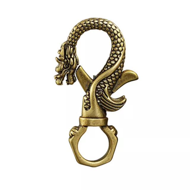 Brass Lobster Clasp Keychain Swivel Snap Hook O Ring Mascot Retro Animal-KG
