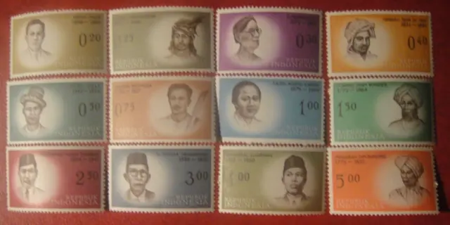 Indonesia 1961. National Heroes. Mint Unhinged.