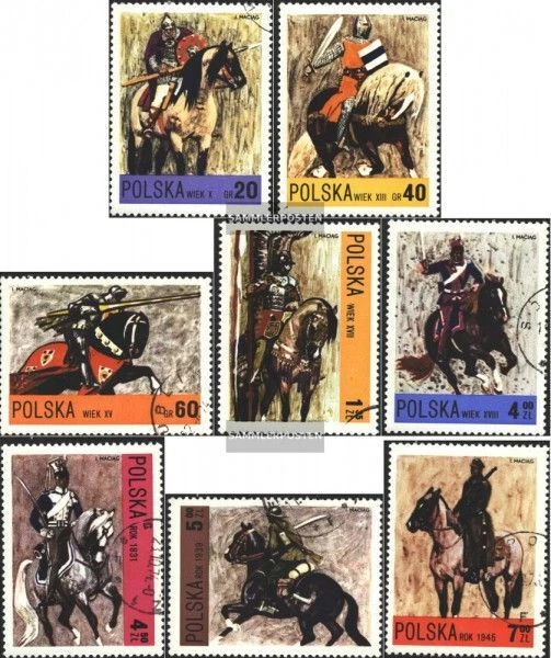 Polen 2222-2229 (kompl.Ausg.) postfrisch 1972 Polnische Reiterei