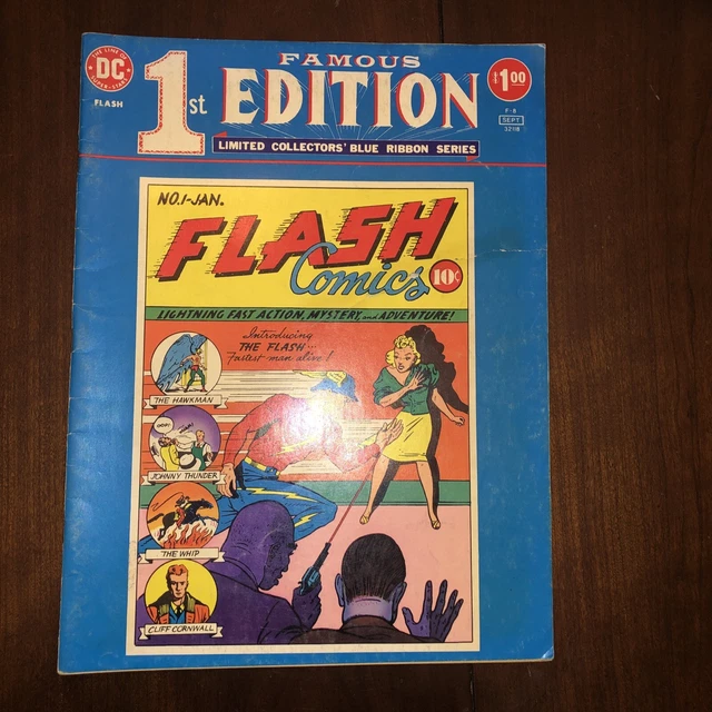Flash Comics DC Famous First Edition F-8, Minor Tear On Cover, Free Shipping.