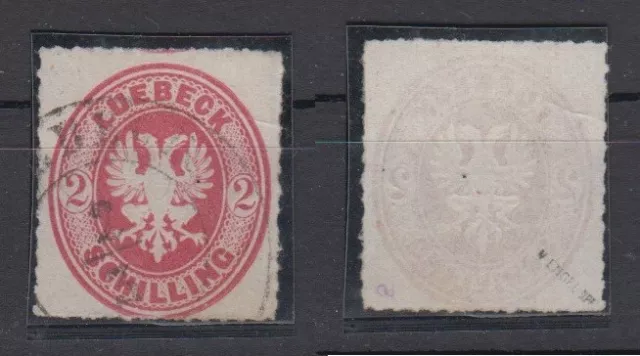 Lübeck, Nr. 10 A, gestempelt, geprüft Engel BPP