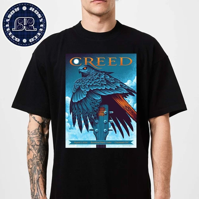 CREED LIMITED EDITION Concert Poster For Tonight Show Classic TShirt £