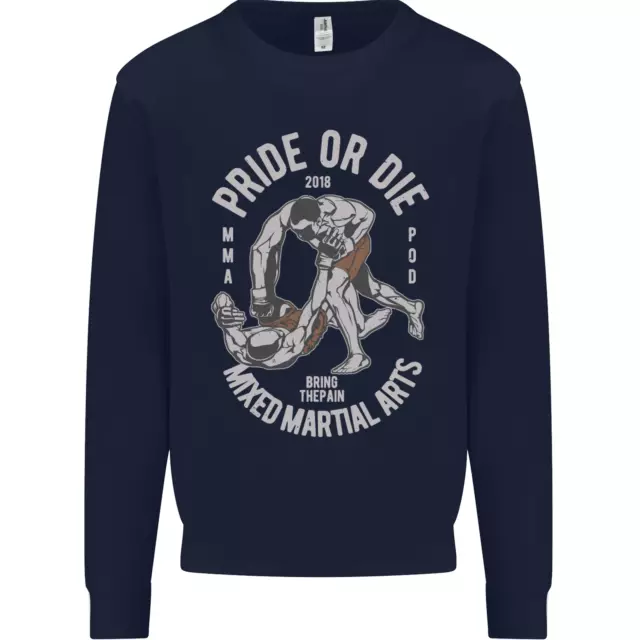 Felpa Maglione Pride MMA Muay Thai Arti Marziali Miste Bambini 2
