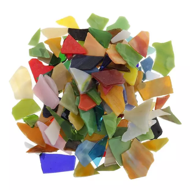 Pack Irregular Shape Assorted colorful glass Mosaic Tiles