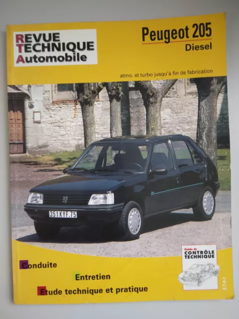Revue Technique automobile Peugeot 205 Diesel