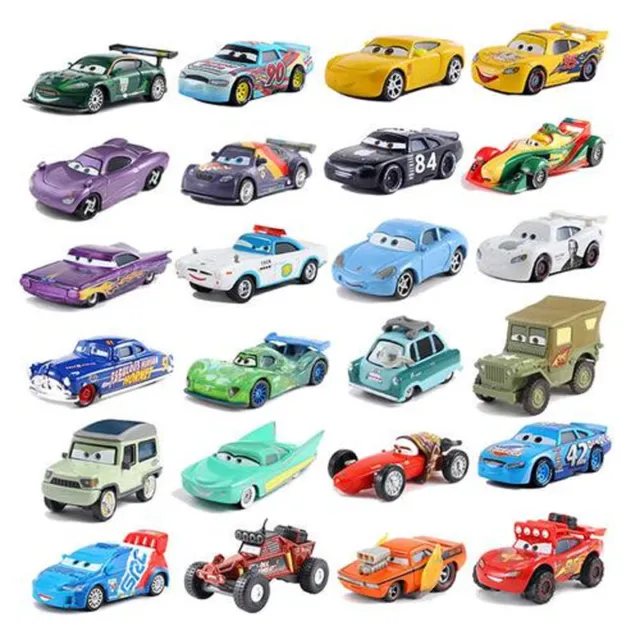 Disneys Pixar Cars Lightning McQueen Dinoco King Diecast Model Kids Toy XMAS