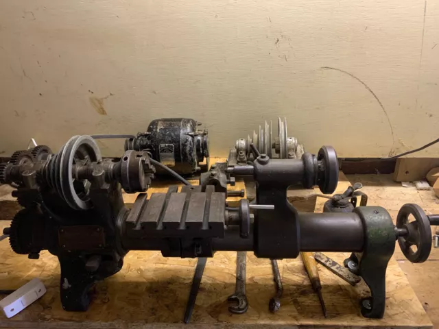 Vintage Drummond Bros metal lathe