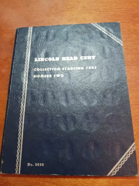 Complete Lincoln Wheat Penny Cent Collection Whitman Album 1941 - 1958 P D S Set