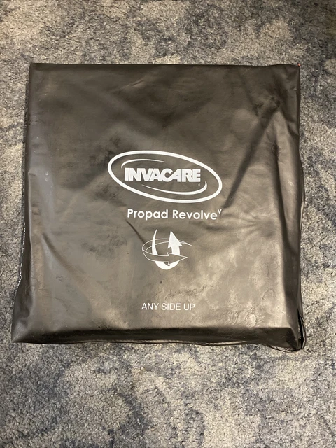 Silla de ruedas Invacare Propad Revolve cojín negro 18""x18"" alivio de presión