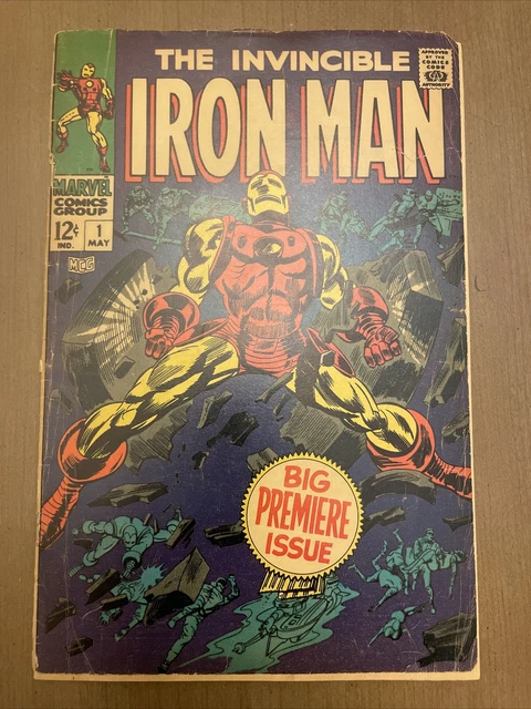 Iron Man #1 (1968) Marvel Comics Silver Age KEY Book MCU Tony Stark
