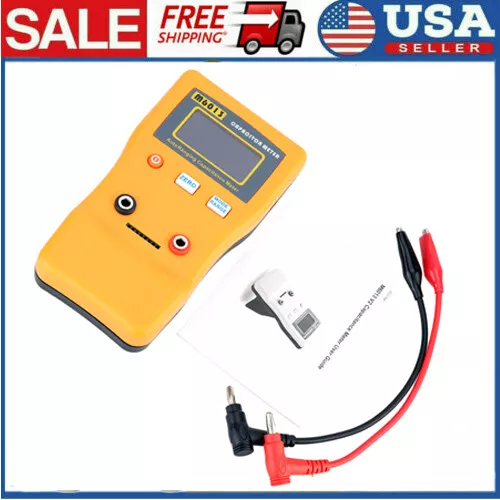 M6013 Capacitor Meter Measuring Capacitor Capacitance Tester Auto-Ranging S0T8