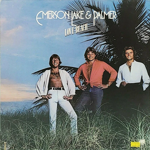 Emerson, Lake & Palmer Love Beach R&B Pop Rock Album LP 1978 EX