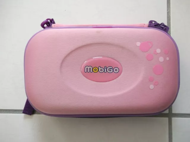 Housse pochette sacoche VTECH bleue de rangement console de jeux portable  MOBIGO