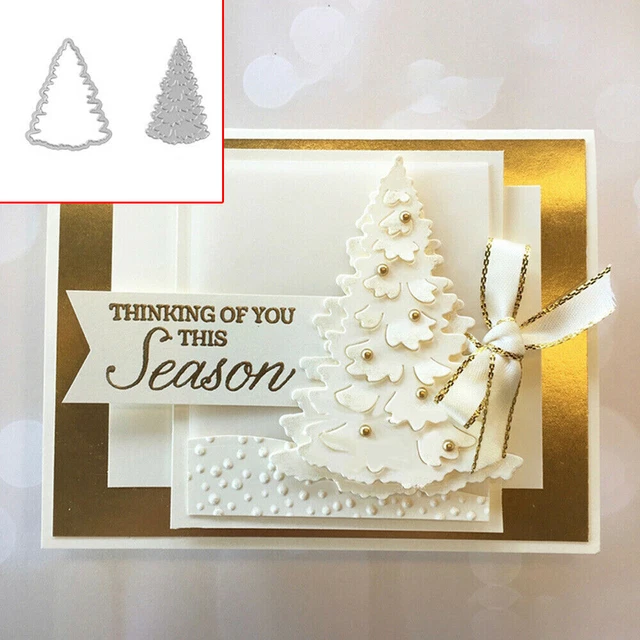 Christmas Tree Metal Cutting Dies Embossing Scrapbooking Card Making Craft DIY
