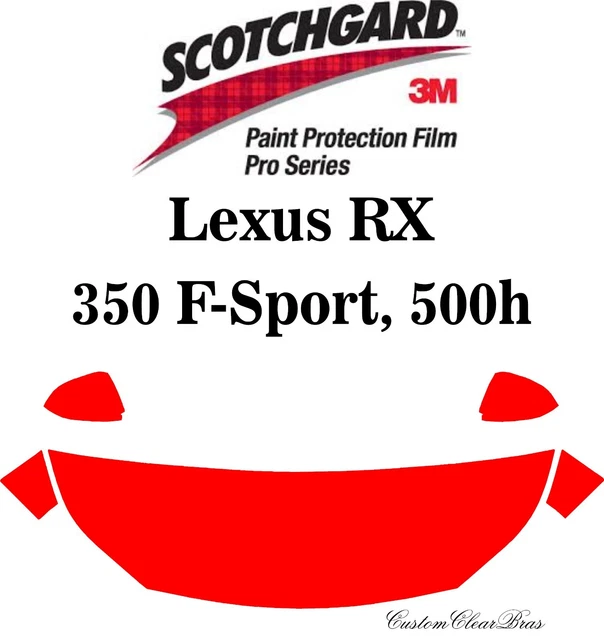 3M SCOTCHGARD PAINT Protection Pro Series 2023 2024 Lexus RX 350 F