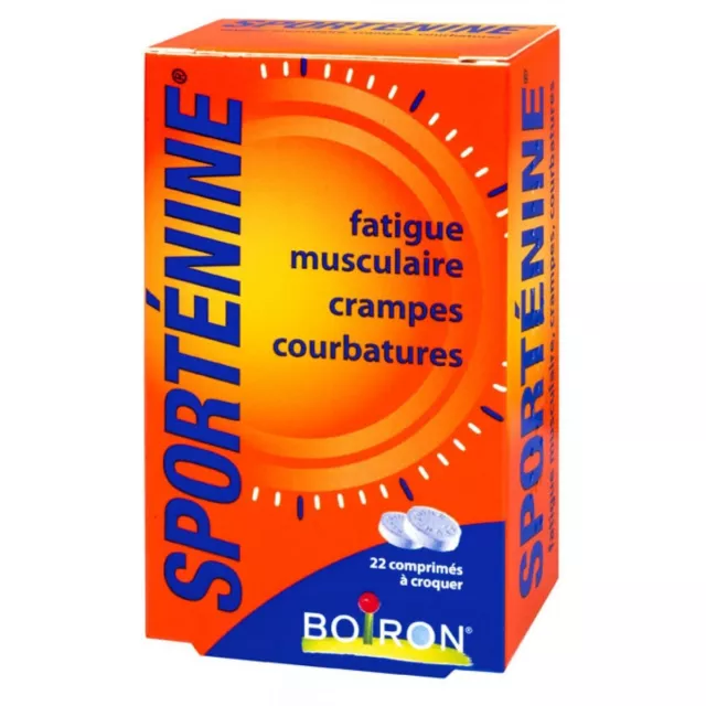 Boiron Sportenine for the treatment of muscle fatigue and cramps - 33 tablet box