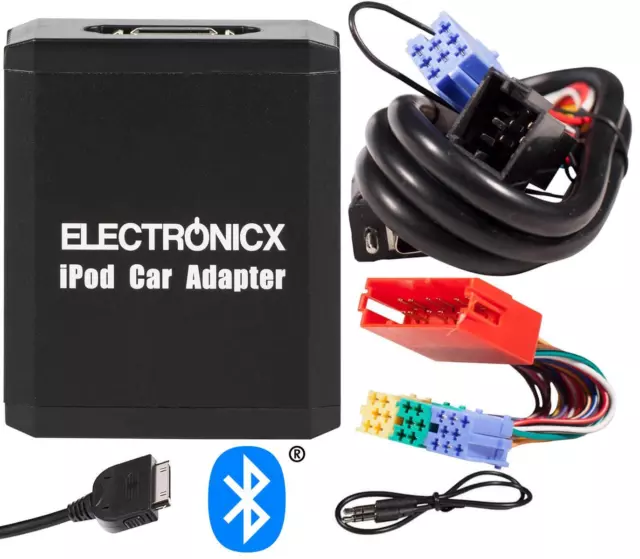 Adaptateur Aux Bluetooth IPHONE IPAD Ipod Audi 8 Épinglette + 20 Épinglette