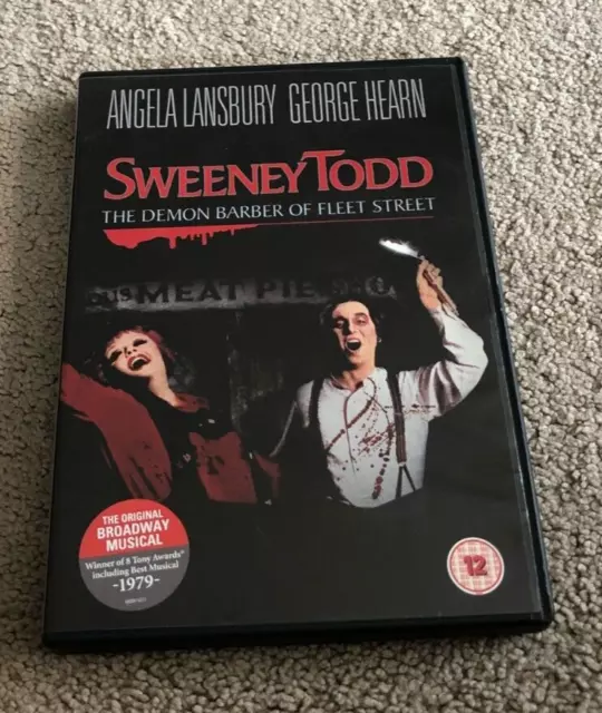 Sweeney Todd. Original Broadway Musical. 1979. Dvd. Region 2. Angela Lansbury