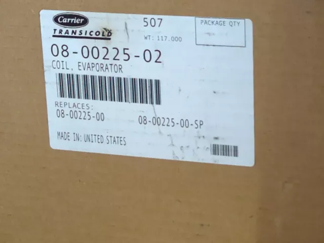 08-00225-02 Carrier Transicold Evaporator Coil
