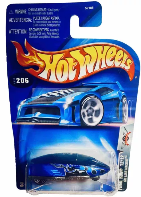 New! HOT WHEELS 2003 Final Run: GM LEAN MACHINE #206 Retiring Model Diecast MINT