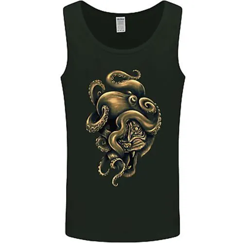 Gilet da uomo Octiger Octopus Kraken Cthulhu Tiger canotta