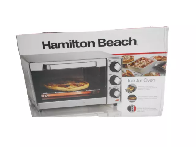 Hamilton Beach 31401 4 Slice Toaster Oven - Stainless Steel