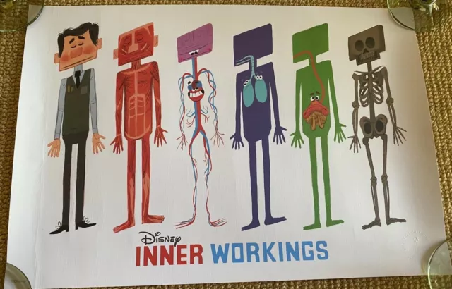 Walt Disney Inner Workings Collectible Commemorative Lithograph Print