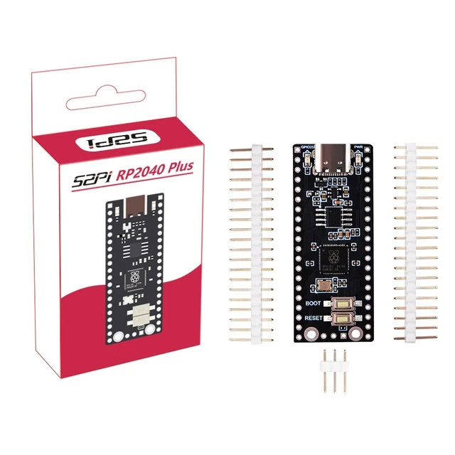RP2040 PLUS 4MB/8MB with Raspberry Pi Pico Pinout Compatibility ...