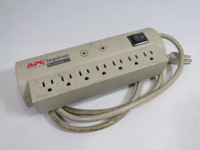 APC PER7 Surge Protector 7-Outlet 120V 15A 50/60Hz 6' Cord COSMETIC DMG USED