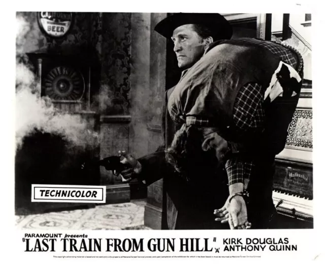 Last Train From Gun Hill Original Lobby Card Kirk Douglas Earl Holliman 1959