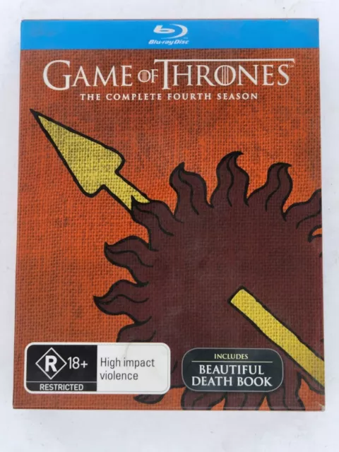 Game Of Thrones Season 4 With Death Book - Blu-ray