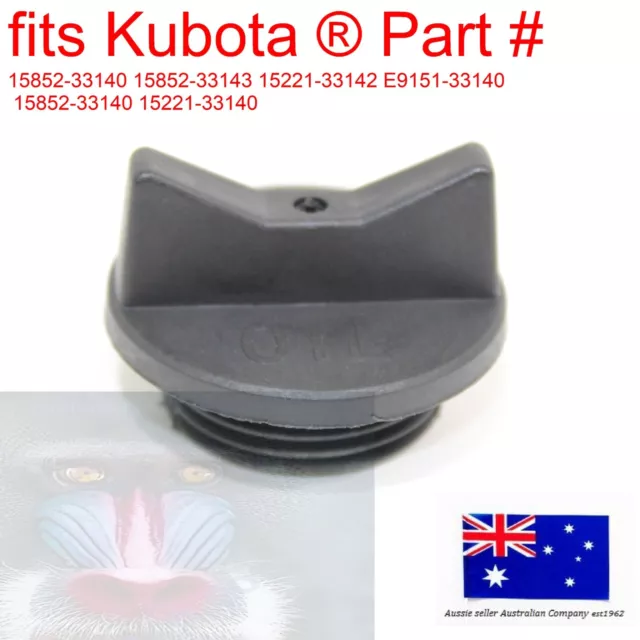 for Kubota Motor Oil Filler Cap Engine Rocker Cover V1903 V2003 V2203 V2403 D905