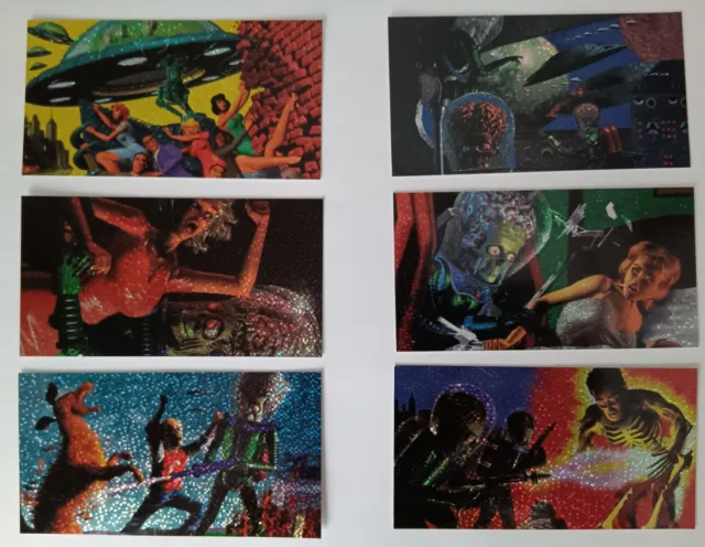 Mars Attacks Movie - Topps 1996 - complete set with Foil Inserts plus 2