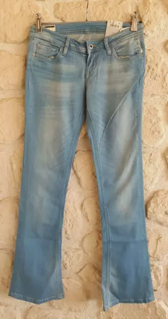 Jeans femme bleu neuf Meltin'Pot taille W25-L32 modèle Nicole (or2)