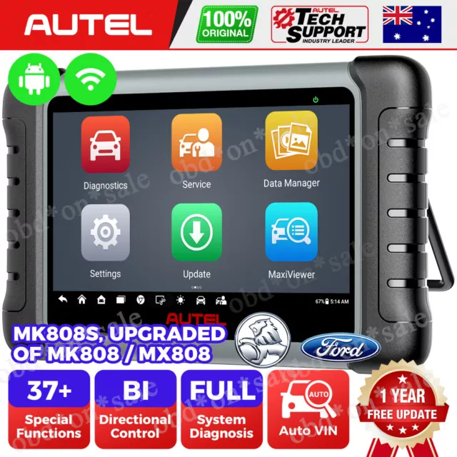 Autel MaxiCOM MK808S OBD2 Car Diagnostic Scan Tool Active Tests & Bi-Directional