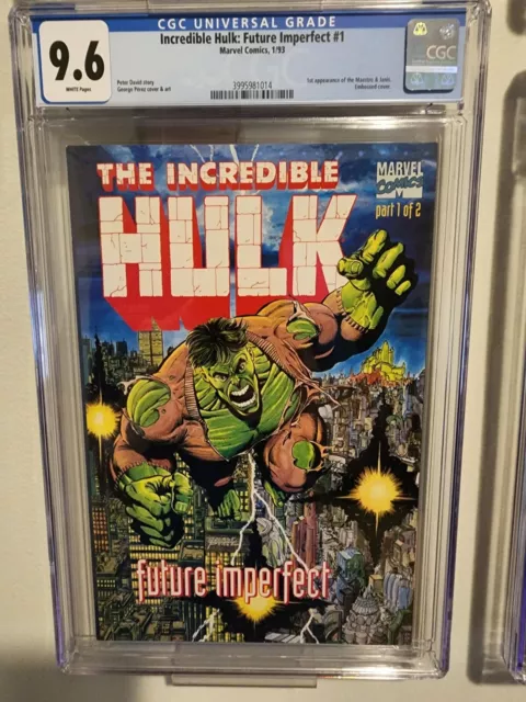 Incredible Hulk #1 Future Imperfect Cgc 9.6 1St Appearance Maestro Janis 1993