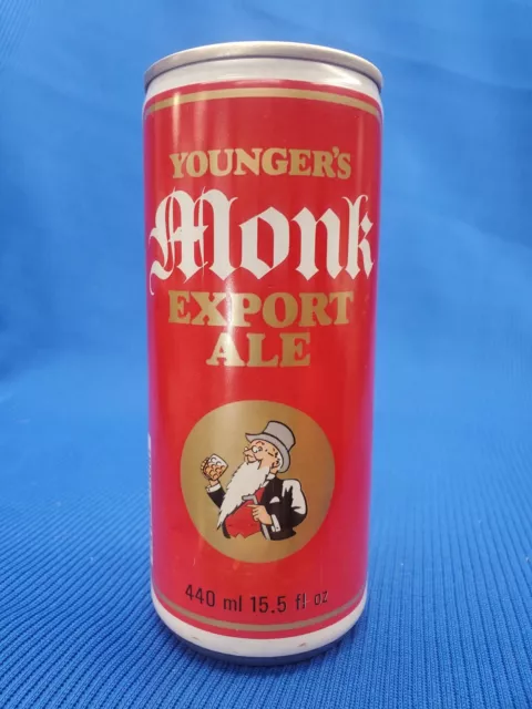 Vintage 1983 Younger's MONK Export Ale - EMPTY 440ml RS Beer Can - SCOTLAND
